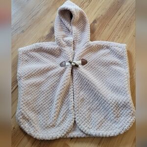 Old Navy Plush Faux Fur Poncho - Light Blush